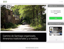 Tablet Screenshot of caminandocaminando.com